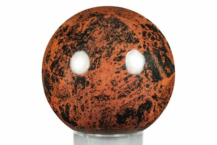 Polished Mahogany Obsidian Sphere - Mexico #246542
